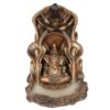 Suport conuri backflow Ganesh - Bronz - 17cm