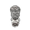 Suport conuri parfumate backflow Buddha - argintiu 14x8x14 cm
