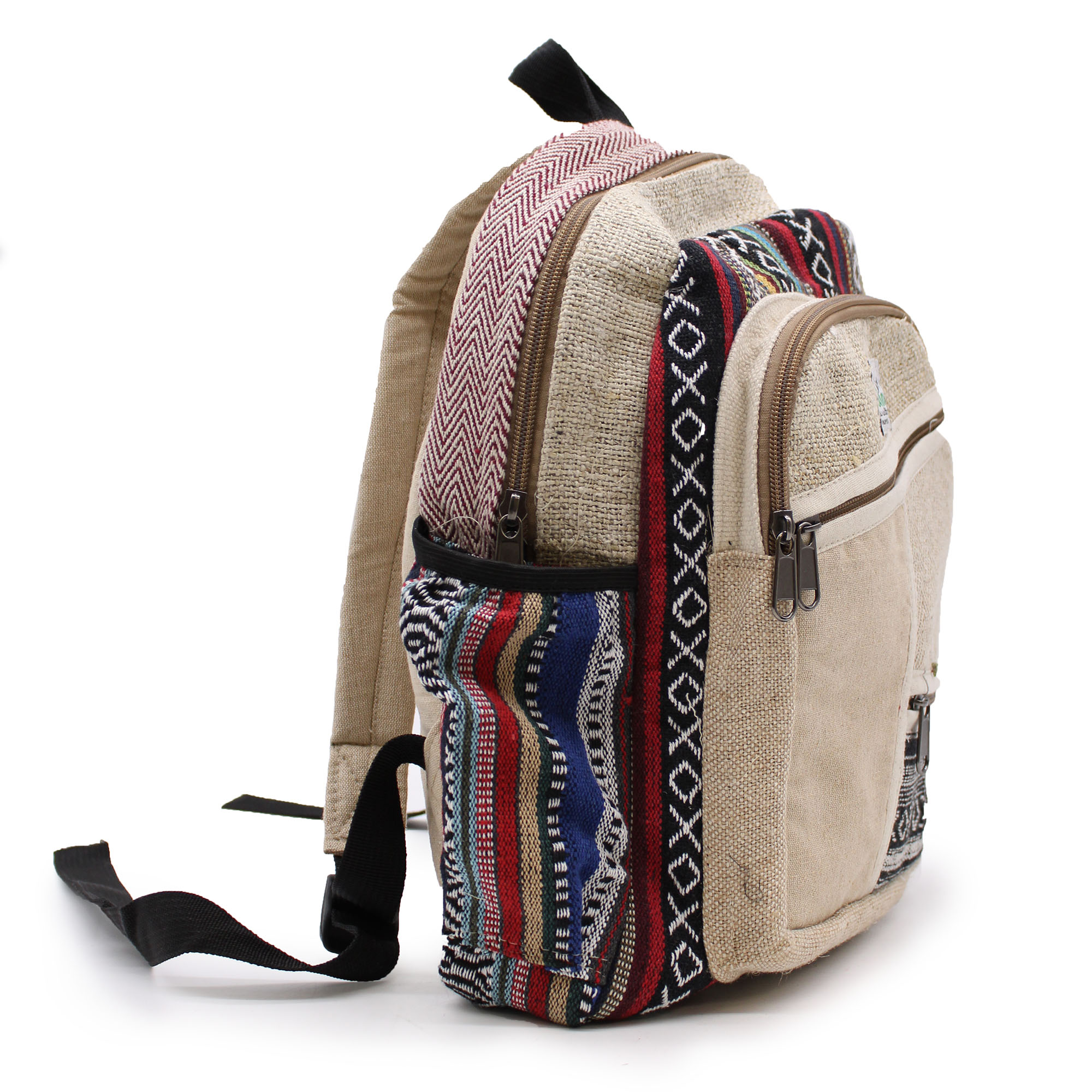 Rucsac Zip Style - Cânepă și Bumbac Rucsac Zip Style - Cânepă și Bumbac