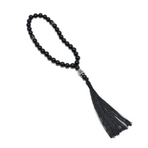 Rozariu din Onix Negru 8 mm – Metanie pentru Protecție, Putere Interioară și Liniște Mentală