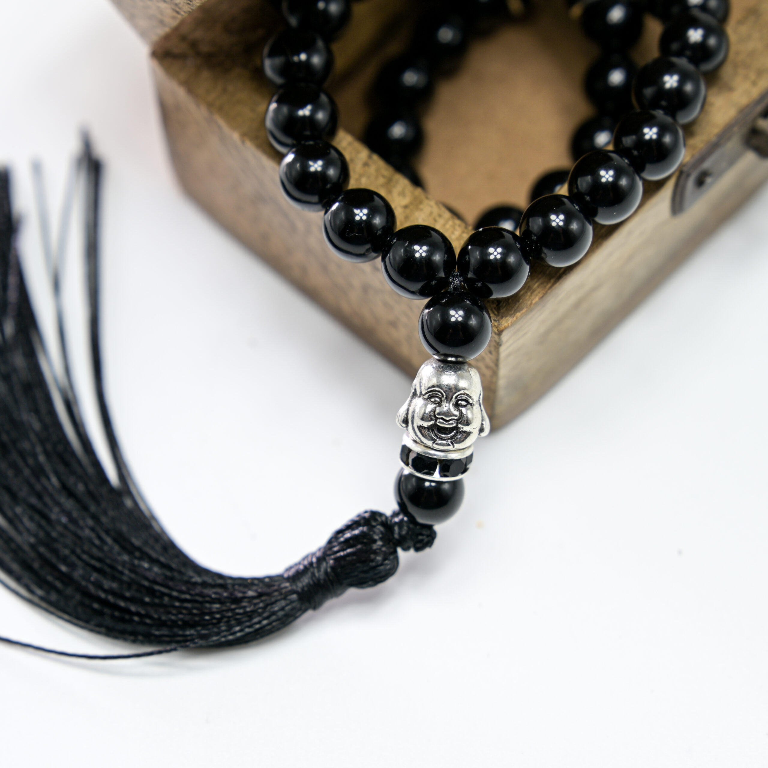 Rozariu din Onix Negru 8 mm – Metanie pentru Protecție, Putere Interioară și Liniște Mentală Rozariu din Onix Negru 8 mm – Metanie pentru Protecție, Putere Interioară și Liniște Mentală