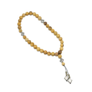 Rozariu din Lemn de Palo Santo 8 mm – Metanie pentru Purificare, Liniște și Conectare Spirituală