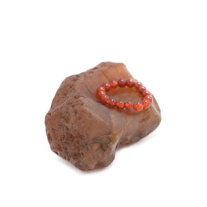 Inel cu Carneol – Energie, Curaj și Creativitate | 4 mm pe Gută Elastică
