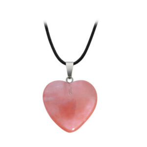 Pandantiv Inima Cuart Cherry 20mm